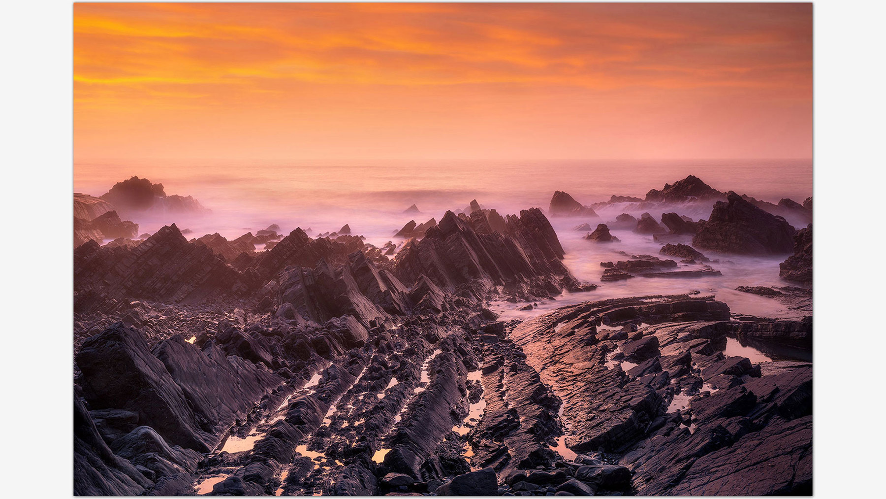 Hartland Quay at sunset